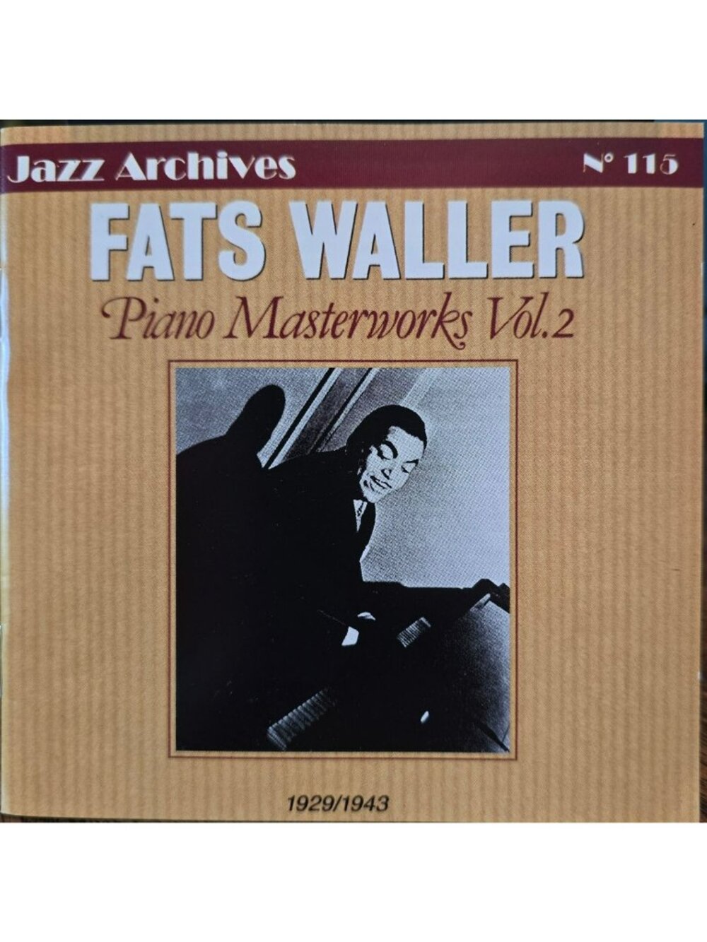 Fats Waller Piano Masterworks Vol. 2 Jazz Archives No. 115 CD 1929-1943  37916cd